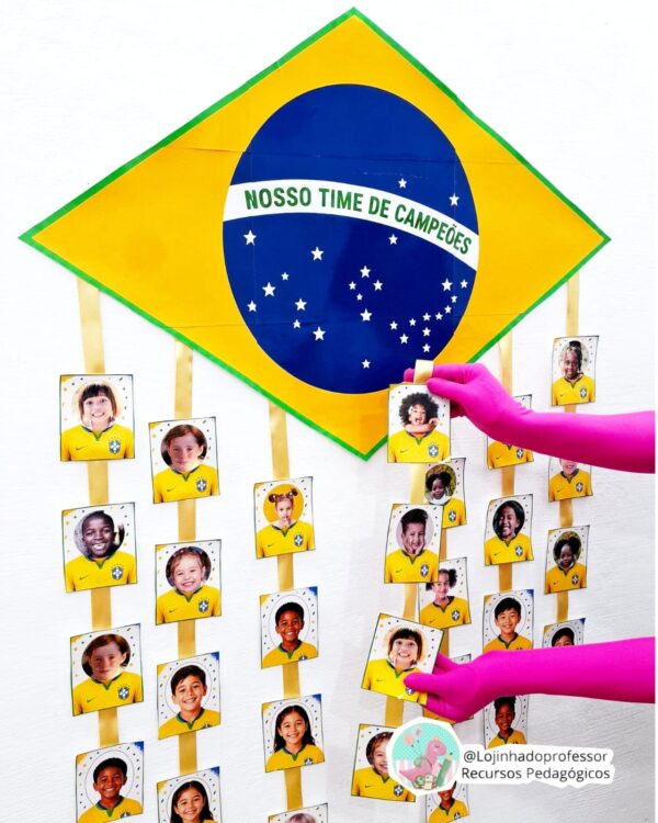 Nosso time de Campeões-painel para foto