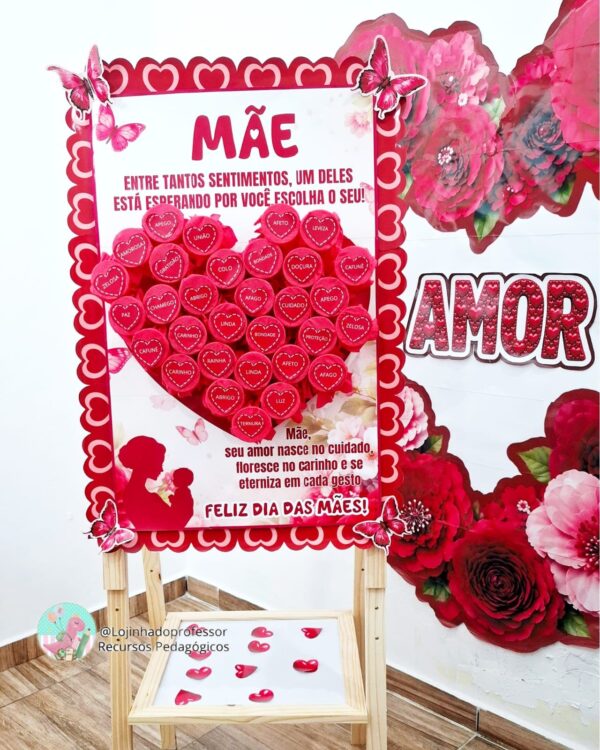 Sentimento verdadeiro-Cavalete dia das Mães