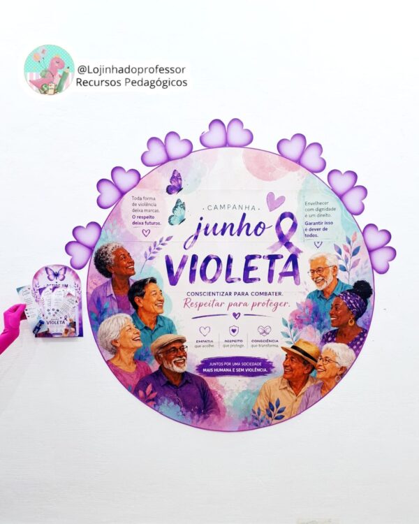 Campanha-Junho Violeta-Respeito Não Envelhece