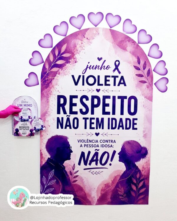 Campanha-Junho Violeta-Envelhecer com Dignidade