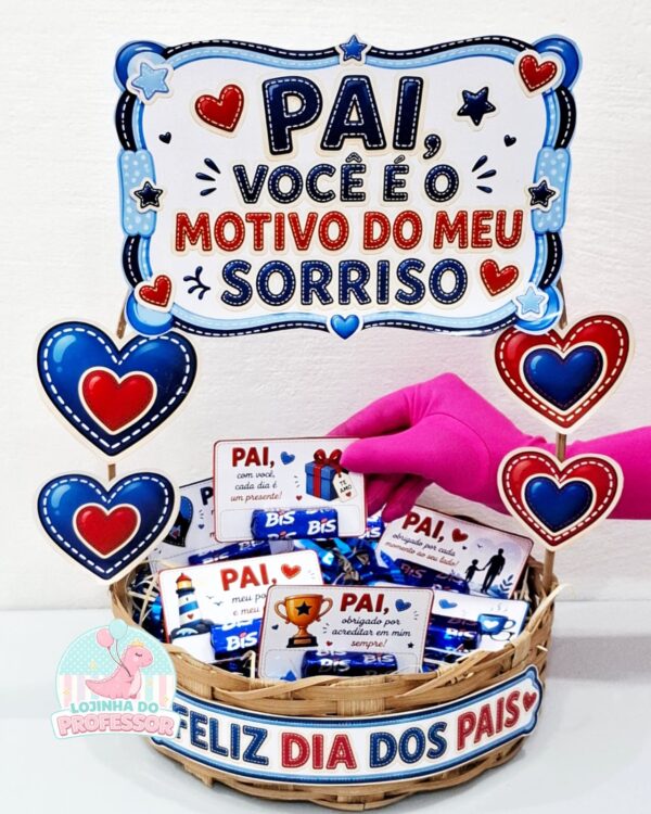 Cesto Porta Mimo -Dia dos Pais