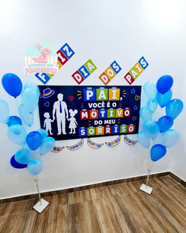 Pai,você é o motivo do meu sorriso-Painel
