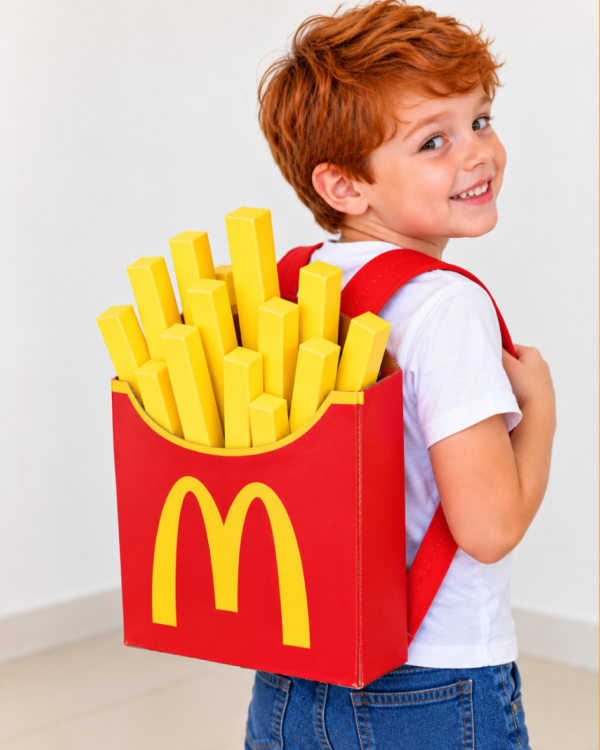 Mochila Maluca -Tema Batata Frita