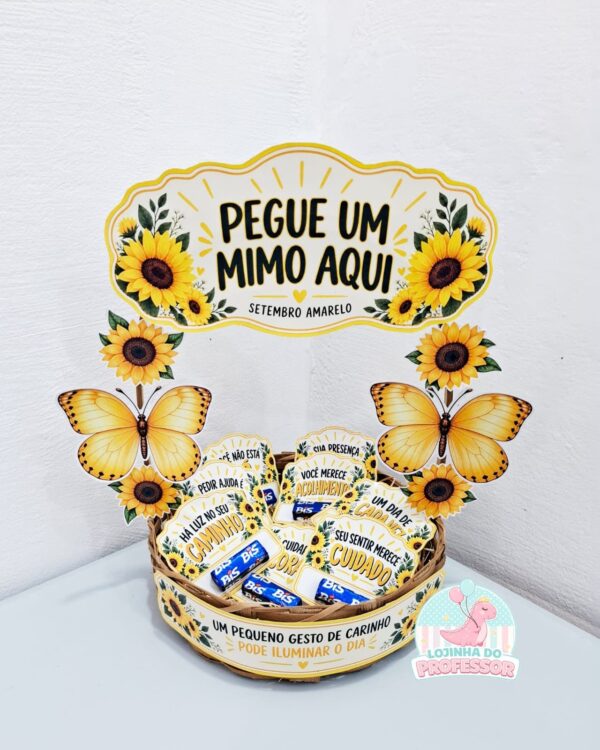 Cesto Porta-Mimo – Setembro Amarelo-Setembro Amarelo