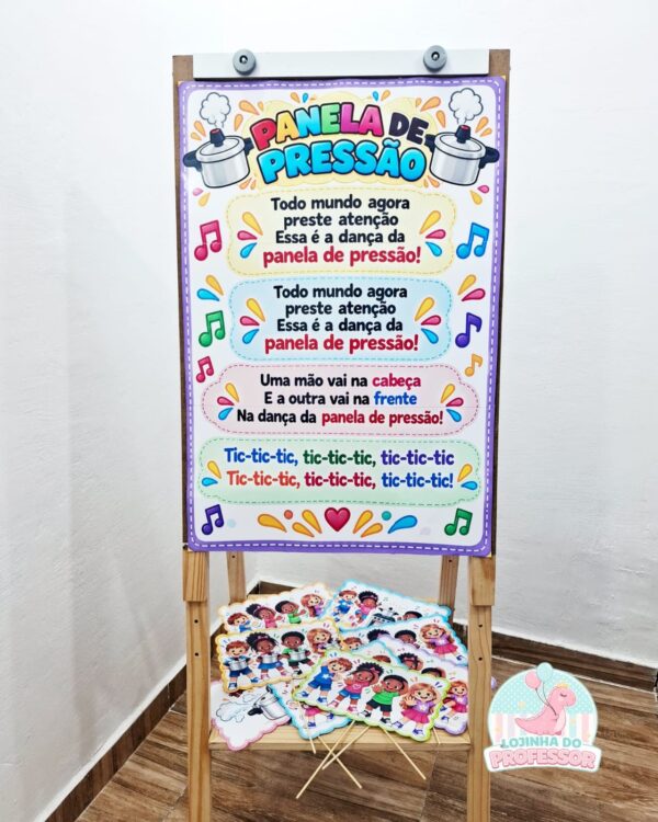 Panela de Pressão-Painel Musical