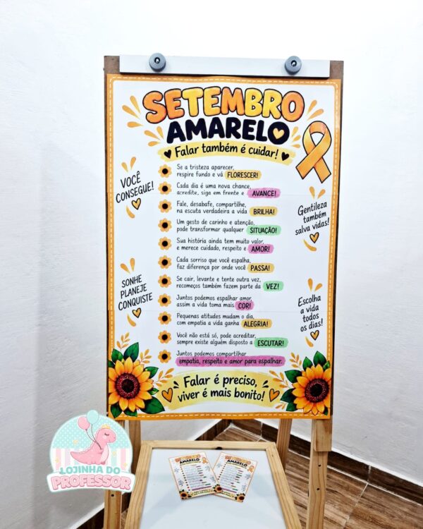 Painel Musical – Falar Também é Cuidar-Setembro Amarelo