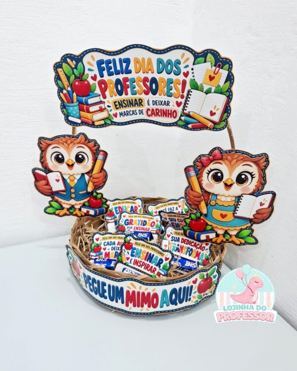 Cesto porta mimo-Dia dos Professores